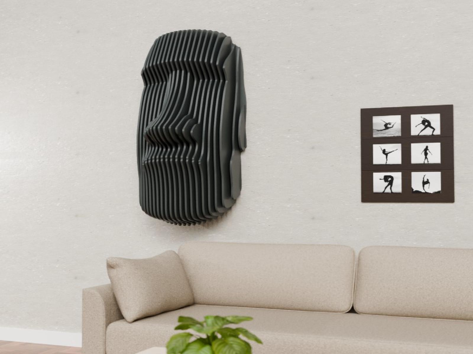 Moai Falpanel (kicsi) 